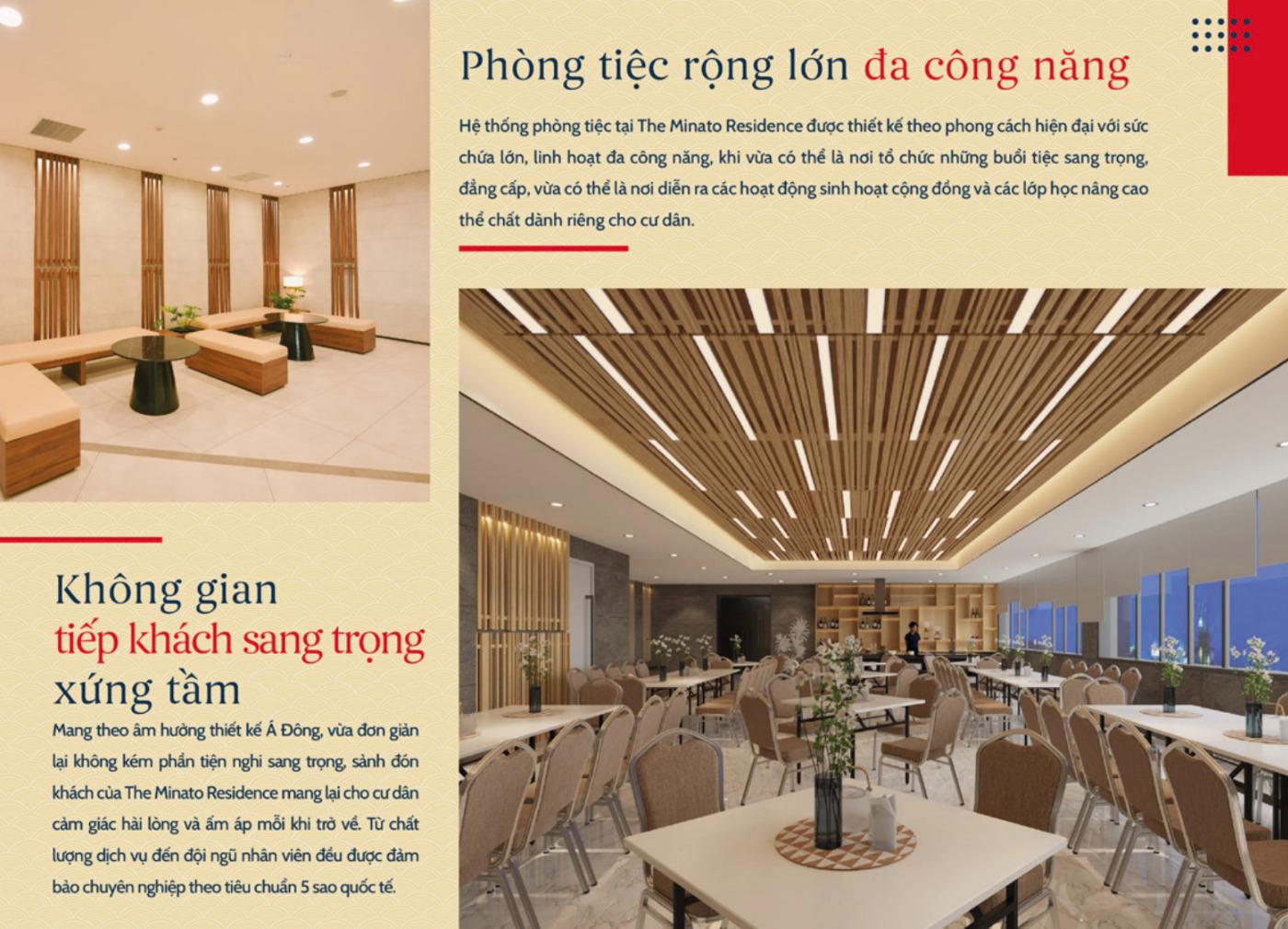 Thiết kế mặt đứng ấn tượng và hiện đạiThiết kế mặt đứng ấn tượng và hiện đạiChất lượng Nhật Bản đảm bảo an toàn tuyệt đối tại The Minato ResidenceThe Minato Residence cam kết mang đến cho cư dân trải nghiệm sống an toàn, tiện nghi với chất lượng xây dựng đạt chuẩn Nhật Bản. Từ vật liệu đến hệ thống trang thiết bị, mọi chi tiết đều được chọn lựa và áp dụng các công nghệ tiên tiến nhất để đảm bảo sự bền vững và an toàn lâu dài.Vật liệu đến hệ thống trang thiết bị, mọi chi tiết của dự án The Minato Residence đều được chọn lựa kỹ lưỡng và tỉ mỉVật liệu đến hệ thống trang thiết bị, mọi chi tiết của dự án The Minato Residence đều được chọn lựa kỹ lưỡng và tỉ mỉSơn tường ngoại thất với cấu tạo 4 lớp – Bảo vệ tối ưu cho ngôi nhàDự án sử dụng loại sơn có tính đàn hồi, gồm bốn lớp, giúp tăng cường khả năng chống chịu thời tiết khắc nghiệt, chống nấm mốc và giảm nguy cơ bong tróc. Lớp bề mặt Weathercoat được phủ hai lần để gia tăng khả năng chống thấm và ngăn ngừa sự phát triển của rêu mốc, rất phù hợp với điều kiện khí hậu nhiệt đới ẩm của miền Bắc Việt Nam.Nhờ tính năng đàn hồi cao, sơn giúp hạn chế vết nứt, giữ cho bề mặt tường luôn đẹp và bảo vệ kết cấu bên trong. Đặc biệt, lớp sơn này chỉ cần bảo trì sau 15 năm, mang lại hiệu quả kinh tế và tiết kiệm chi phí cho cư dân.Hệ thống khung cửa cao cấp – Chịu được áp lực gió mạnh và ngăn nước hiệu quảKhung cửa tại The Minato Residence được sản xuất với tiêu chuẩn khắt khe hơn so với yêu cầu thông thường tại Việt Nam, đáp ứng áp lực gió lên tới 4121Pa – gấp đôi so với quy chuẩn quốc gia. Với tính năng ngăn nước vượt trội, khung cửa đảm bảo ngăn chặn hiệu quả sự xâm nhập của nước mưa, giữ cho không gian bên trong luôn khô ráo và an toàn.Các sản phẩm này đã được sử dụng tại nhiều công trình cao tầng nổi tiếng như Landmark 81 ở TP.HCM và Keangnam Hanoi Landmark Tower, mang đến sự bảo vệ vững chắc trước mọi điều kiện thời tiết khắc nghiệt.Thiết bị vệ sinh cao cấp của INAX – Tiết kiệm nước và giảm tiếng ồnMỗi căn hộ tại The Minato Residence đều được trang bị thiết bị vệ sinh từ thương hiệu INAX nổi tiếng của Nhật Bản, bao gồm bồn cầu, vòi nước, và bồn rửa mặt. Các thiết bị này không chỉ giúp tiết kiệm nước mà còn giảm thiểu tiếng ồn khi sử dụng, đảm bảo trải nghiệm sinh hoạt hàng ngày trở nên tiện nghi và thoải mái.Đặc biệt, quy trình kiểm tra nghiêm ngặt của INAX giúp giảm thiểu tối đa lỗi sản phẩm, mang đến sự bền bỉ và chất lượng lâu dài cho mọi căn hộ.Hệ thống làm mềm nước Nhật Bản – Sự chăm sóc tối ưu cho sức khỏe cư dânThe Minato Residence trang bị hệ thống làm mềm nước từ Nhật Bản, giúp giảm hàm lượng canxi và magiê có trong nước cứng, tạo ra nước mềm hơn, phù hợp cho sinh hoạt hàng ngày. Nước mềm không chỉ làm cho việc tắm rửa, giặt giũ trở nên dễ chịu hơn mà còn bảo vệ da, tránh tình trạng khô da hoặc kích ứng do nước cứng.Ngoài ra, nước mềm còn giúp bảo vệ các thiết bị gia đình như máy giặt, bình nóng lạnh khỏi bị hỏng hóc do cặn bám, từ đó kéo dài tuổi thọ của các thiết bị. Đặc biệt, hệ thống làm mềm nước tại The Minato Residence mang lại sự chăm sóc nhẹ nhàng cho làn da của trẻ nhỏ và phụ nữ, đảm bảo nước sử dụng hàng ngày luôn an toàn và dịu nhẹ.Hệ thống làm mềm nước tại Nhật Bản trong Minato ResidenceHệ thống làm mềm nước tại Nhật Bản trong Minato ResidenceTiện ích hạng A tại The Minato Residence – Đẳng cấp vượt trội cho cuộc sống hoàn hảoThe Minato Residence không chỉ đơn thuần là nơi để ở mà còn là điểm đến lý tưởng cho một cuộc sống đẳng cấp với hàng loạt tiện ích hạng A, được thiết kế và đầu tư kỹ lưỡng để mang lại trải nghiệm sống toàn diện cho cư dân.Phòng Gym hiện đại Phòng Gym tại The Minato Residence được trang bị hệ thống dụng cụ cao cấp, đáp ứng mọi nhu cầu tập luyện từ cơ bản đến nâng cao. Với thiết kế rộng rãi, phòng Gym có tầm nhìn mở ra không gian xanh mướt của nội khu, mang lại cảm giác thư thái, tạo động lực cho cư dân khi rèn luyện sức khỏe.Không chỉ đơn thuần là nơi tập luyện, phòng Gym còn là không gian lý tưởng giúp cư dân giảm stress sau những giờ làm việc căng thẳng. Tại đây, bạn có thể lựa chọn nhiều loại hình tập luyện khác nhau, từ cardio đến tập tạ, để nâng cao thể lực và duy trì sức khỏe dẻo dai.Bể bơi ngoài trời Bể bơi ngoài trời của The Minato Residence được bao quanh bởi cảnh quan xanh tươi và hướng thẳng ra công viên Sakura, tạo nên không gian thư giãn hoàn hảo. Thiết kế bể bơi thông minh với công nghệ lọc nước hiện đại và hệ thống kiểm soát chất lượng nước nghiêm ngặt, đảm bảo sự an toàn và thoải mái cho mọi cư dân.Đây không chỉ là nơi để bơi lội mà còn là điểm đến lý tưởng cho những khoảnh khắc thư giãn bên gia đình và bạn bè. Cư dân có thể tận hưởng thời gian vui chơi trong làn nước mát, hoặc đơn giản là nằm thư giãn trên ghế dài bên bờ bể, hòa mình vào không khí trong lành.Bể bơi ngoài trời của The Minato Residence được bao quanh bởi cảnh quan xanh tươi và hướng thẳng ra công viên SakuraBể bơi ngoài trời của The Minato Residence được bao quanh bởi cảnh quan xanh tươi và hướng thẳng ra công viên SakuraPhòng tiệc đa công năngHệ thống phòng tiệc tại The Minato Residence được thiết kế hiện đại, với sức chứa lớn, phù hợp cho mọi loại hình sự kiện. Không gian phòng tiệc linh hoạt, có thể dễ dàng tùy chỉnh để phục vụ các buổi tiệc gia đình, tiệc cưới, hoặc các hoạt động cộng đồng như các lớp học nâng cao và sự kiện giao lưu.Thiết kế nội thất sang trọng với chất liệu cao cấp tạo cảm giác ấm cúng nhưng không kém phần đẳng cấp, giúp cư dân dễ dàng tổ chức những bữa tiệc ý nghĩa mà không cần phải đi đâu xa. Hệ thống phòng tiệc tại The Minato Residence được thiết kế hiện đại,  sức chứa lớn, phù hợp cho mọi loại hình sự kiện